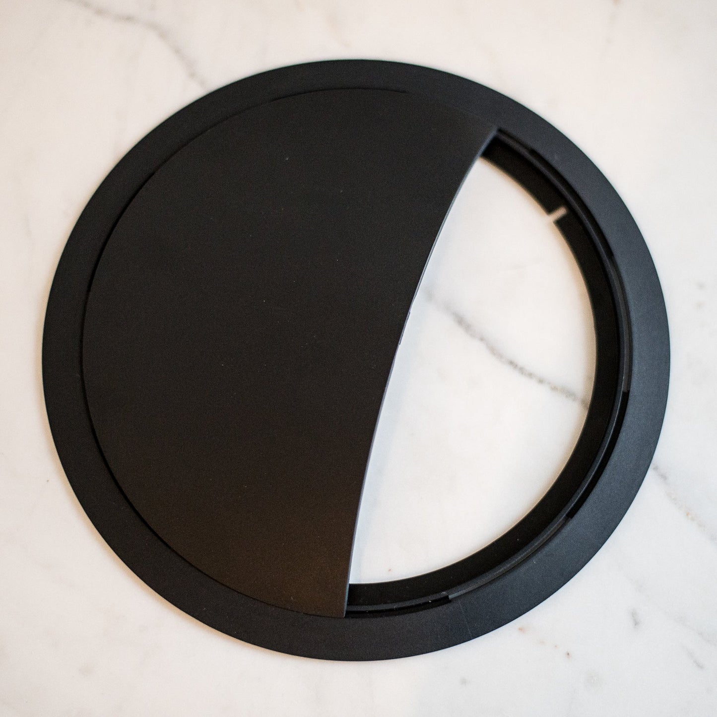 6" Half Moon Shield & Trim Assembly