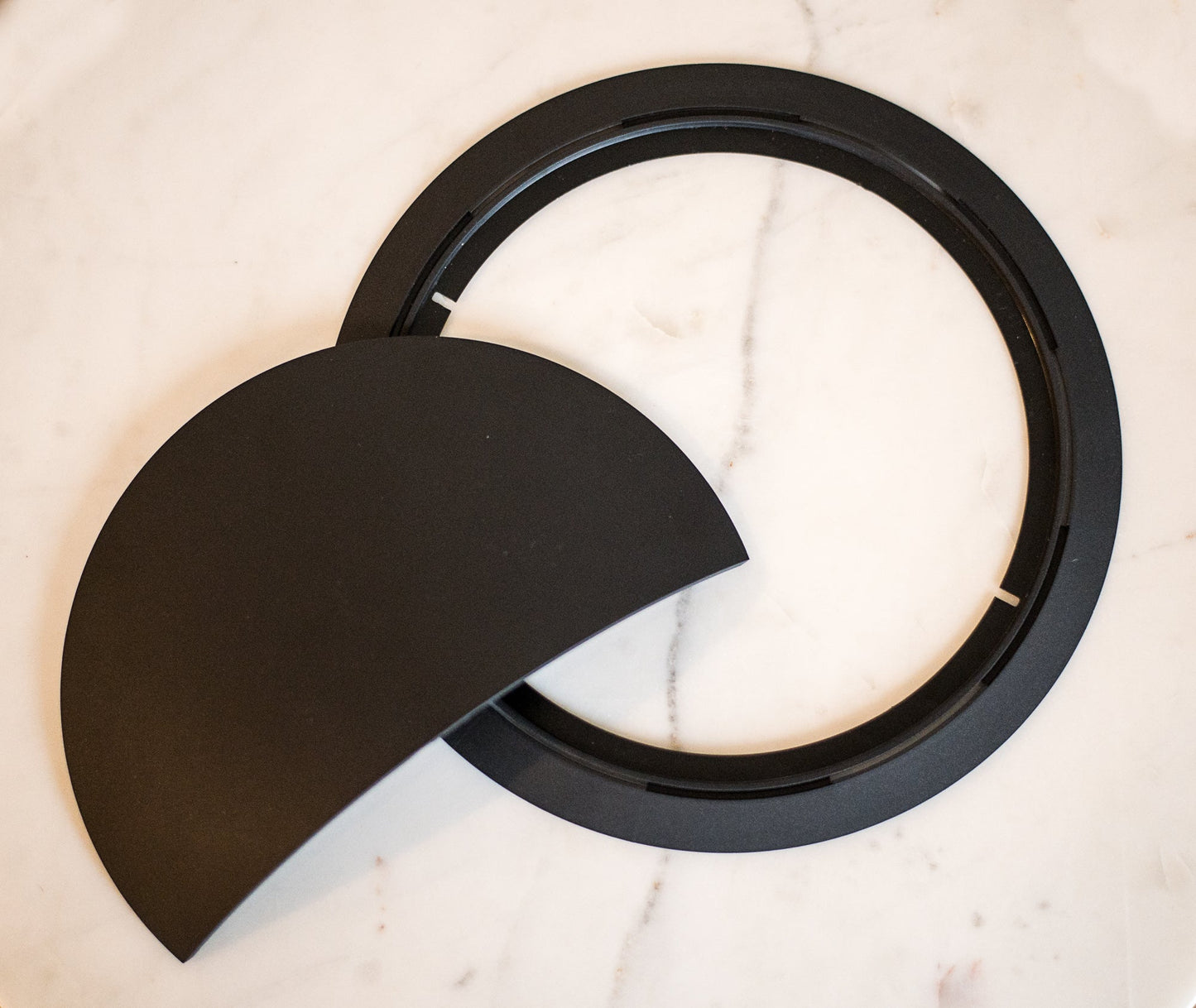 6" Half Moon Shield & Trim Assembly