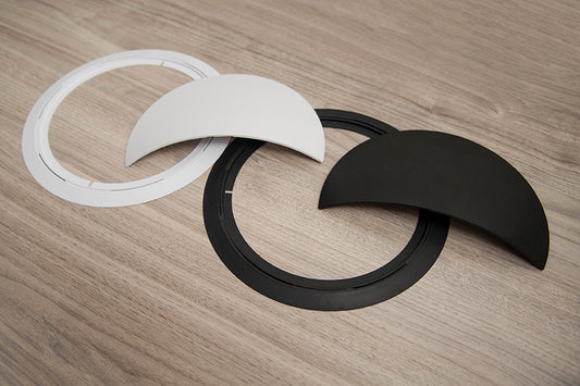 6" Half Moon Shield & Trim Assembly